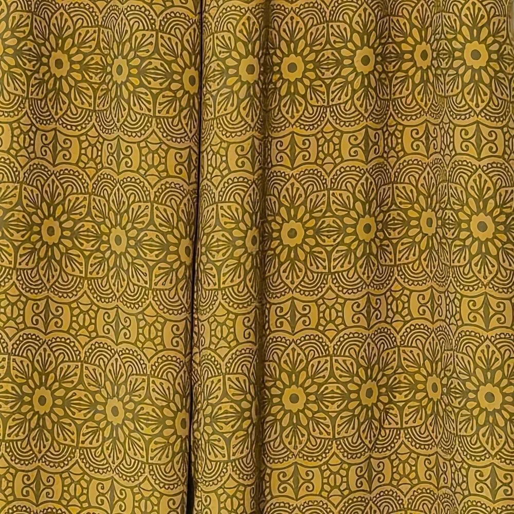 Prana Isadora Palazzo Wide Legged Women's Pants Size Medium Yellow Floral Boho